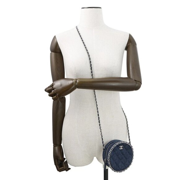 CHANEL Matelasse ChainShoulder Bag Denim Navy - Picture 4 of 11